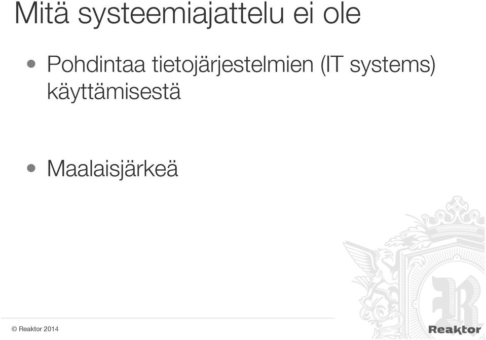 tietojärjestelmien (IT
