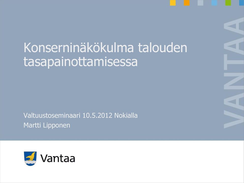 tasapainottamisessa