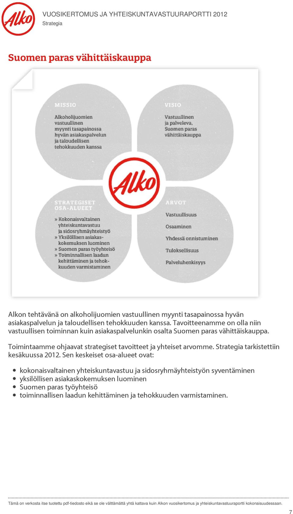 Strategia tarkistettiin kesäkuussa 2012.