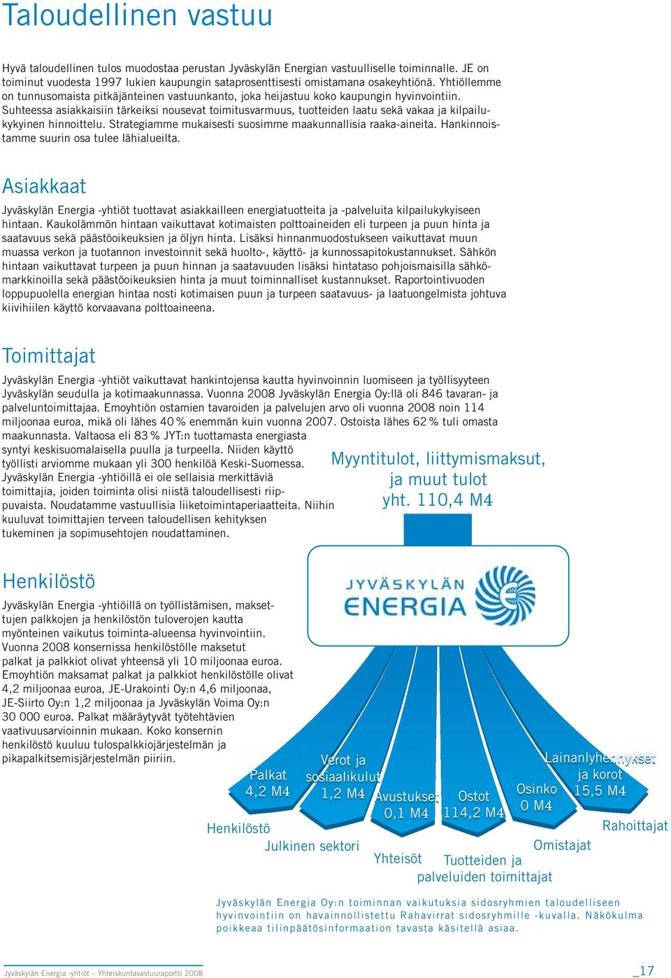 Suhteessa asiakkaisiin tärkeiksi nousevat toimitusvarmuus, tuotteiden laatu sekä vakaa ja kilpailukykyinen hinnoittelu. Strategiamme mukaisesti suosimme maakunnallisia raaka-aineita.