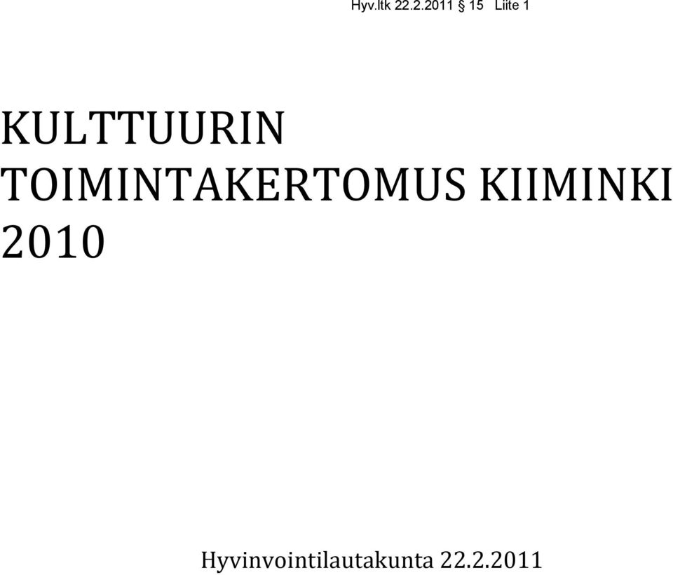 KULTTUURIN