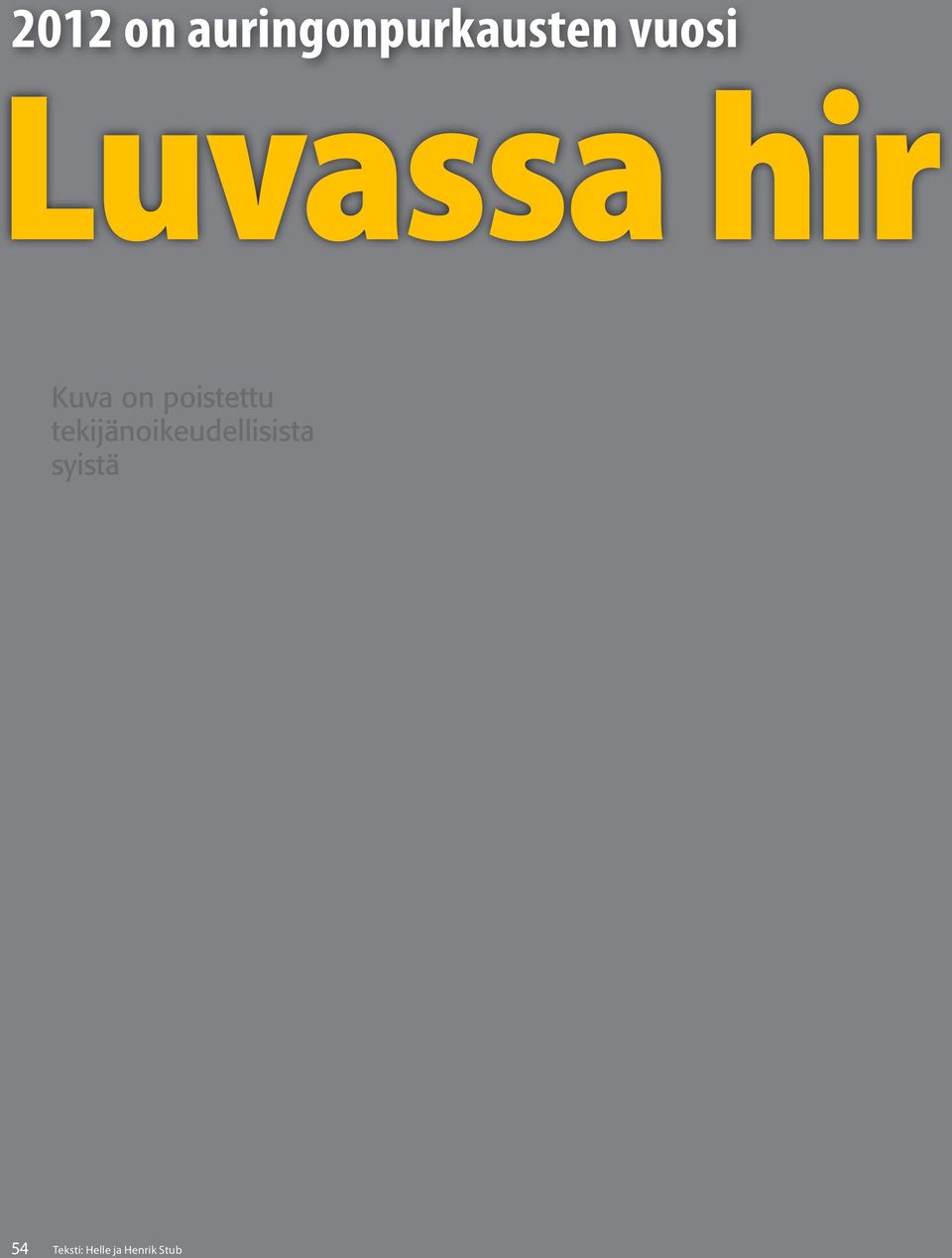 vuosi Luvassa hir