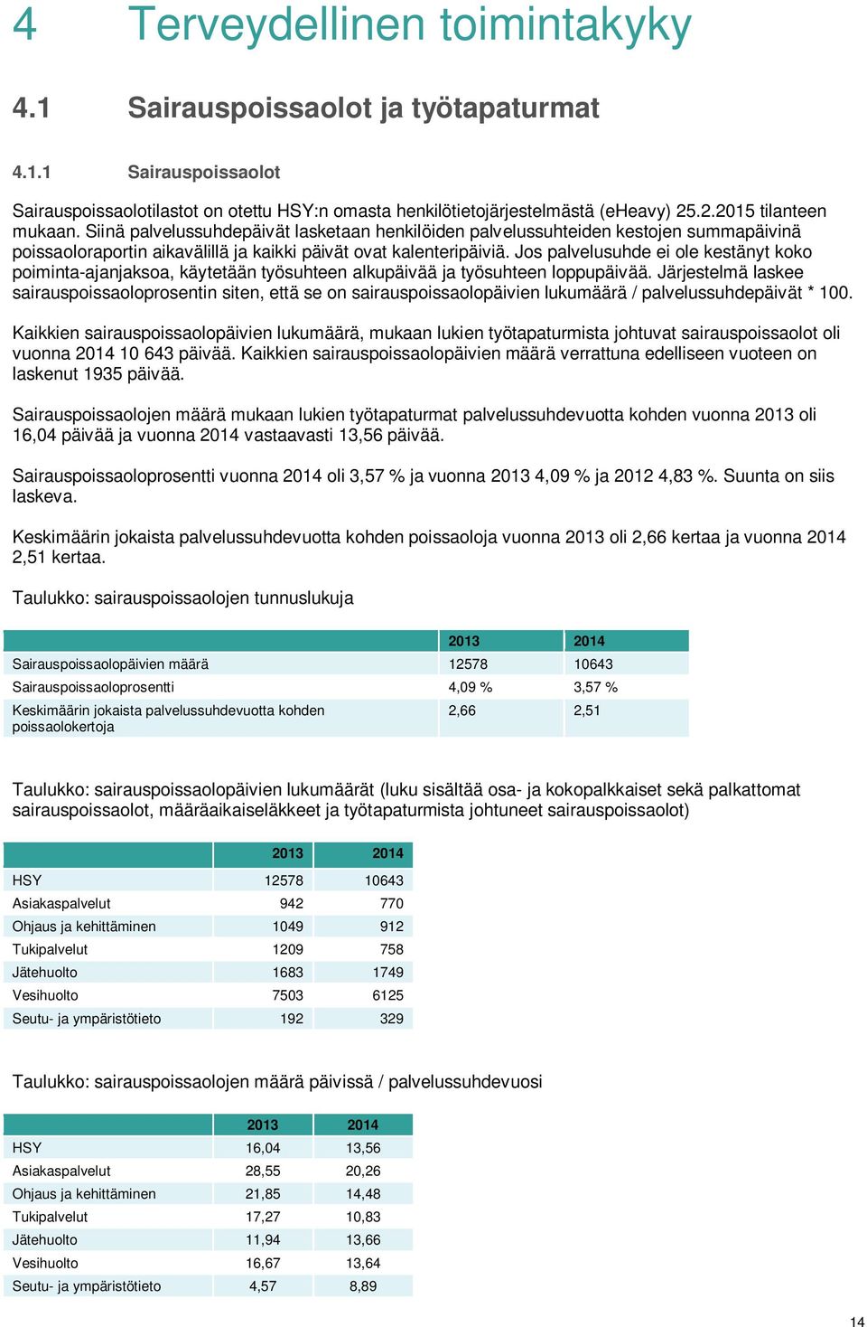 Jos palvelusuhde ei ole kestänyt koko poiminta-ajanjaksoa, käytetään työsuhteen alkupäivää ja työsuhteen loppupäivää.