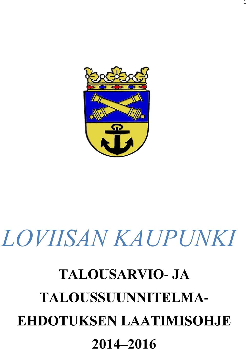 TALOUSSUUNNITELMA-