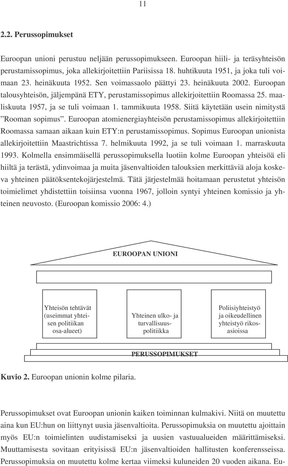 tammikuuta 1958 Siitä käytetään usein nimitystä Rooman sopimus Euroopan atomienergiayhteisön perustamissopimus allekirjoitettiin Roomassa samaan aikaan kuin ETY:n perustamissopimus Sopimus Euroopan