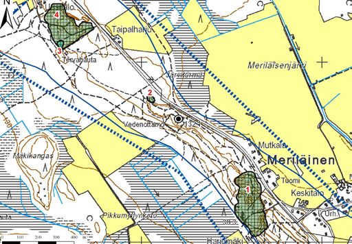 ha kpl 19,45 22 7,99 5 0 0 0 0 0 0 jälkihoidettu osittain jälkihoidettu muotoiltu jälkihoitamaton toiminnassa oleva Kuva 47. Halsuan pohjavesialueilla sijaitsevien soranottoalueiden jälkihoidon tila.