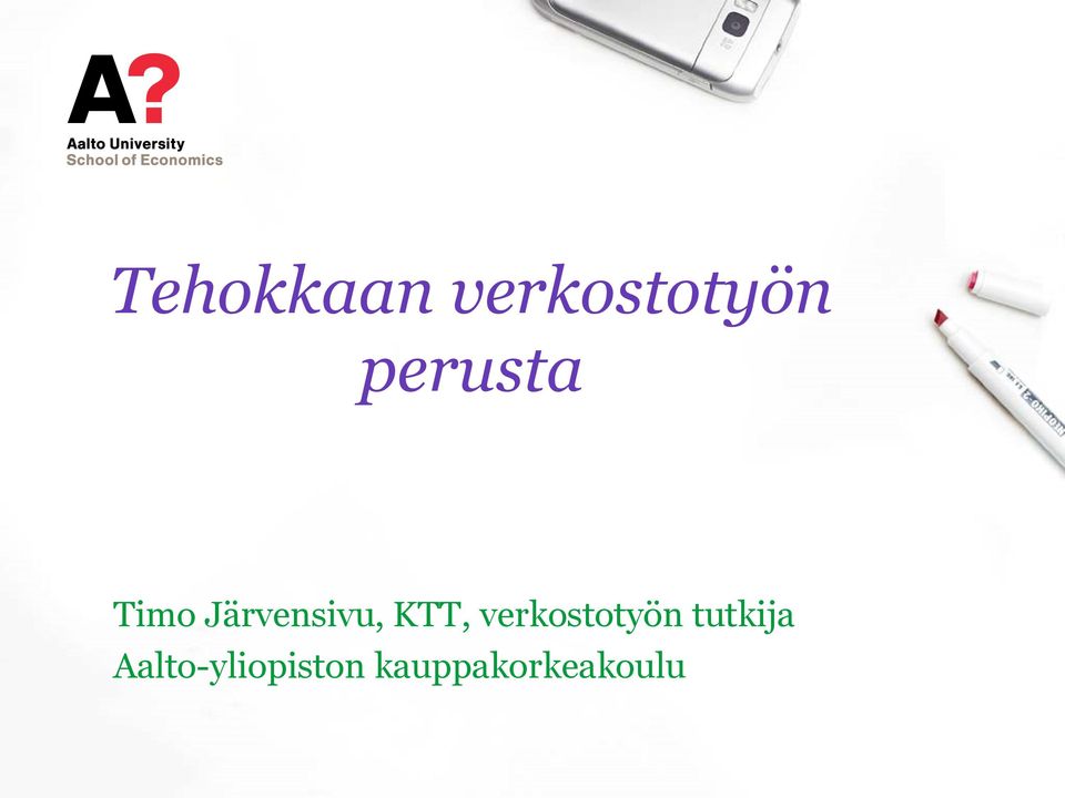 KTT, verkostotyön tutkija
