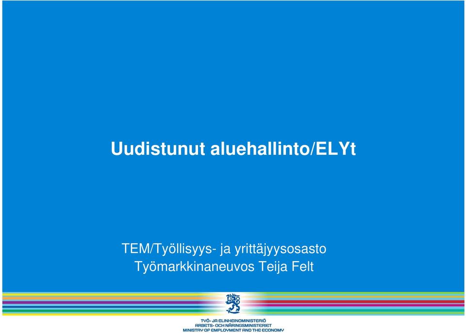 TEM/Työllisyys- ja