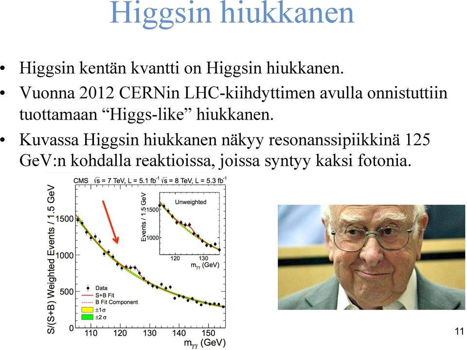 Higgs-like hiukkanen.
