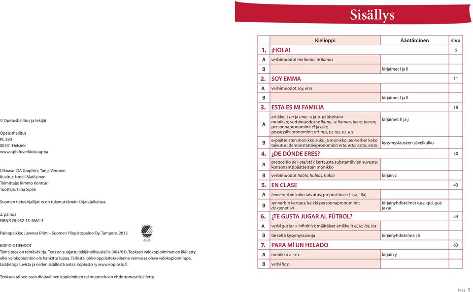 fi/verkkokauppa Ulkoasu: D Graphics, Tanja Varonen Kuvitus: Irmeli Matilainen Toimittaja: Kimmo Kontturi Tuottaja: Tiina Sipilä Suomen tietokirjailijat ry on tukenut tämän kirjan julkaisua. 2.