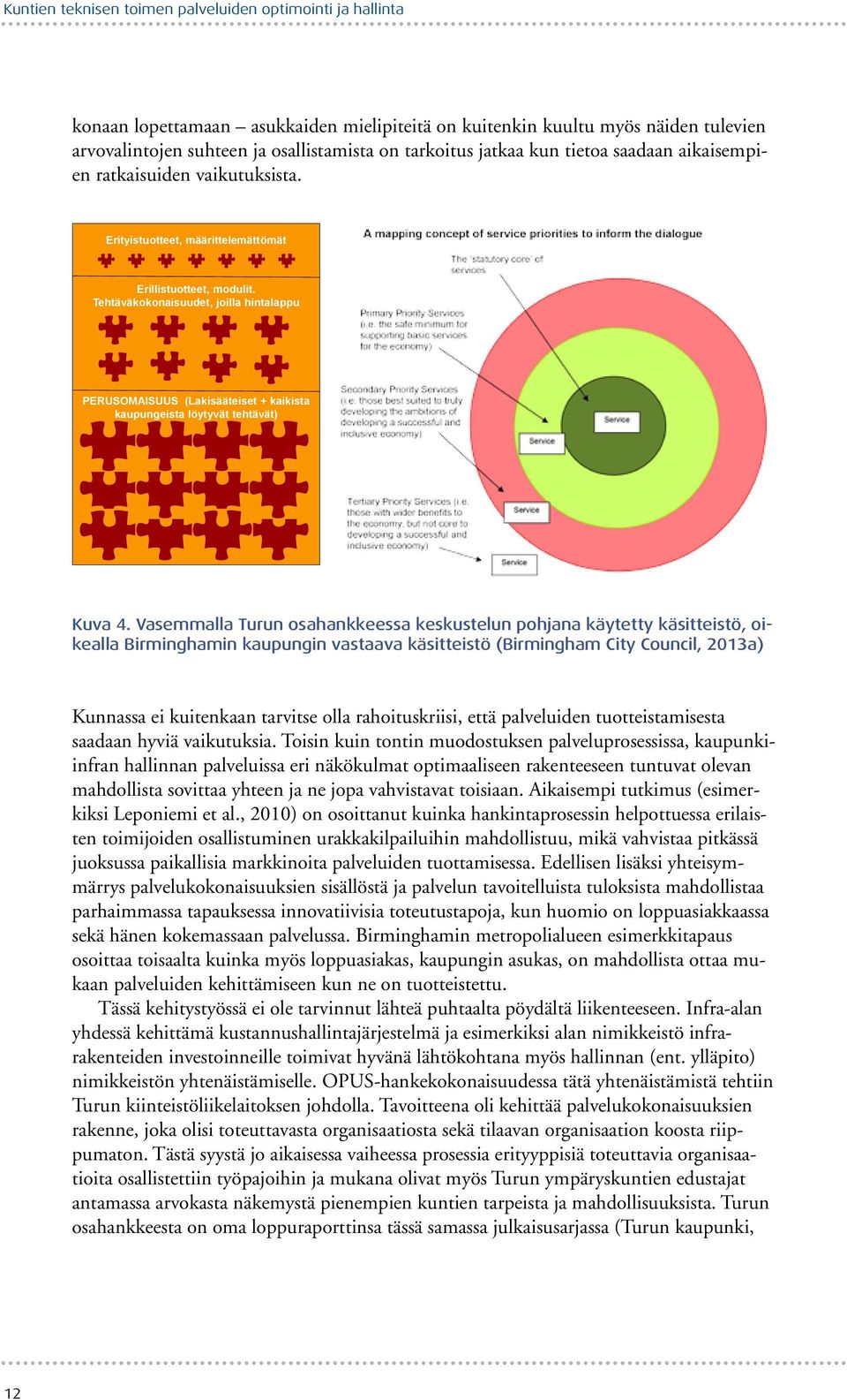 Tehtäväkokonaisuudet, joilla hintalappu PERUSOMAISUUS (Lakisääteiset + kaikista kaupungeista löytyvät tehtävät) Kuva 4.