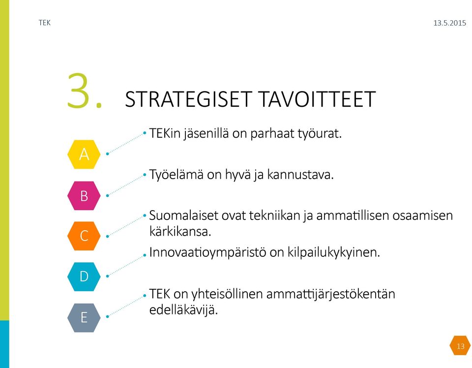 Työelämä on hyvä ja kannustava.