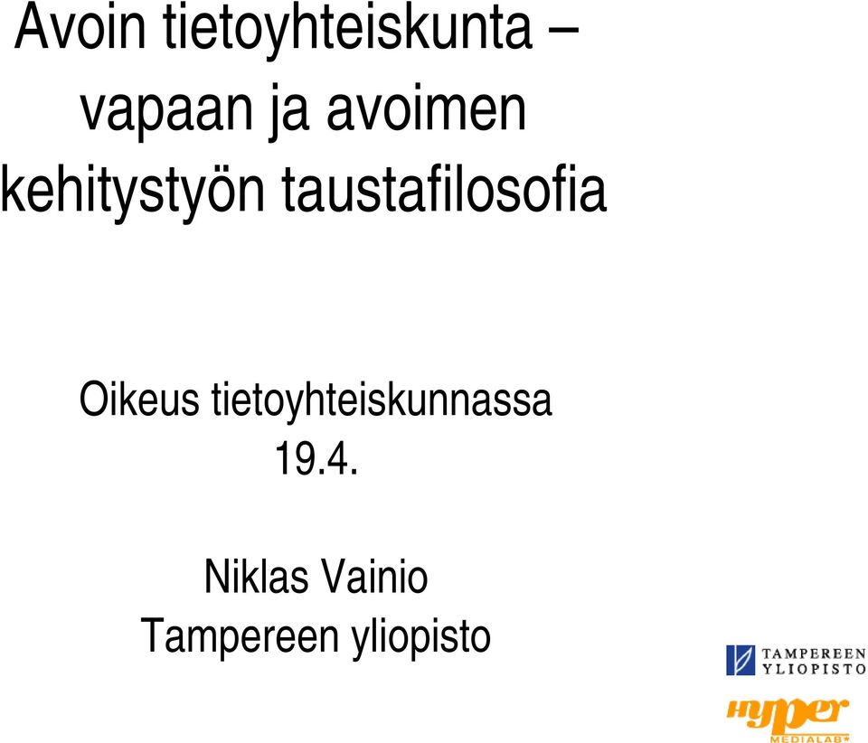 taustafilosofia Oikeus