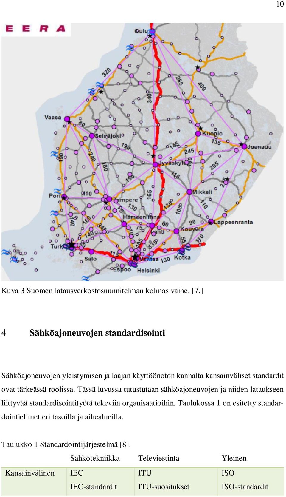 roolissa. Tässä luvussa tutustutaan sähköajoneuvojen ja niiden lataukseen liittyvää standardisointityötä tekeviin organisaatioihin.