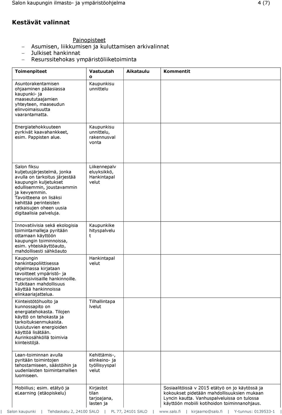 Kaupunkisu unnittelu Energiatehokkuuteen pyrkivät kaavahankkeet, esim. Pappisten alue.