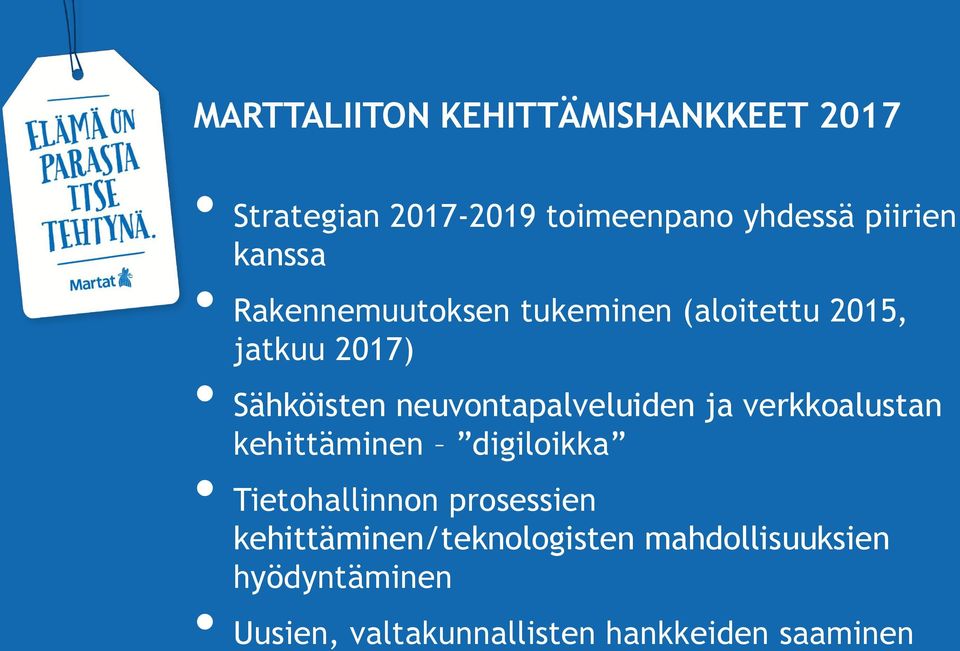 neuvontapalveluiden ja verkkoalustan kehittäminen digiloikka Tietohallinnon prosessien