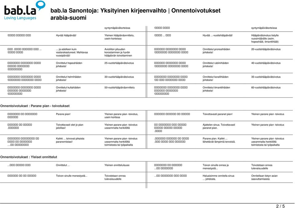 Onnittelut pronssihäiden 20-vuotishääpäivätoivotus اليوبيل الفضي Onnittelut hopeahäiden 25-vuotishääpäivätoivotus ا جمل التهاني بمناسة ذكرى زواجكما الا ربعين!