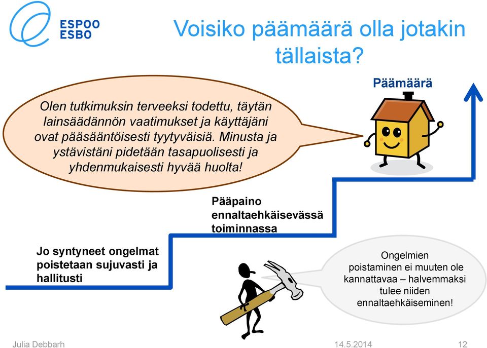 Voisiko päämäärä olla jotakin tällaista?