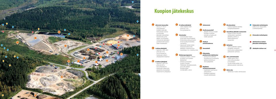 1992 2001 pinta-ala 7,5 ha tiivis pintarakenne biokaasujen talteenottojärjestelmä käytössä II vaiheen jätetäyttö käytössä v.