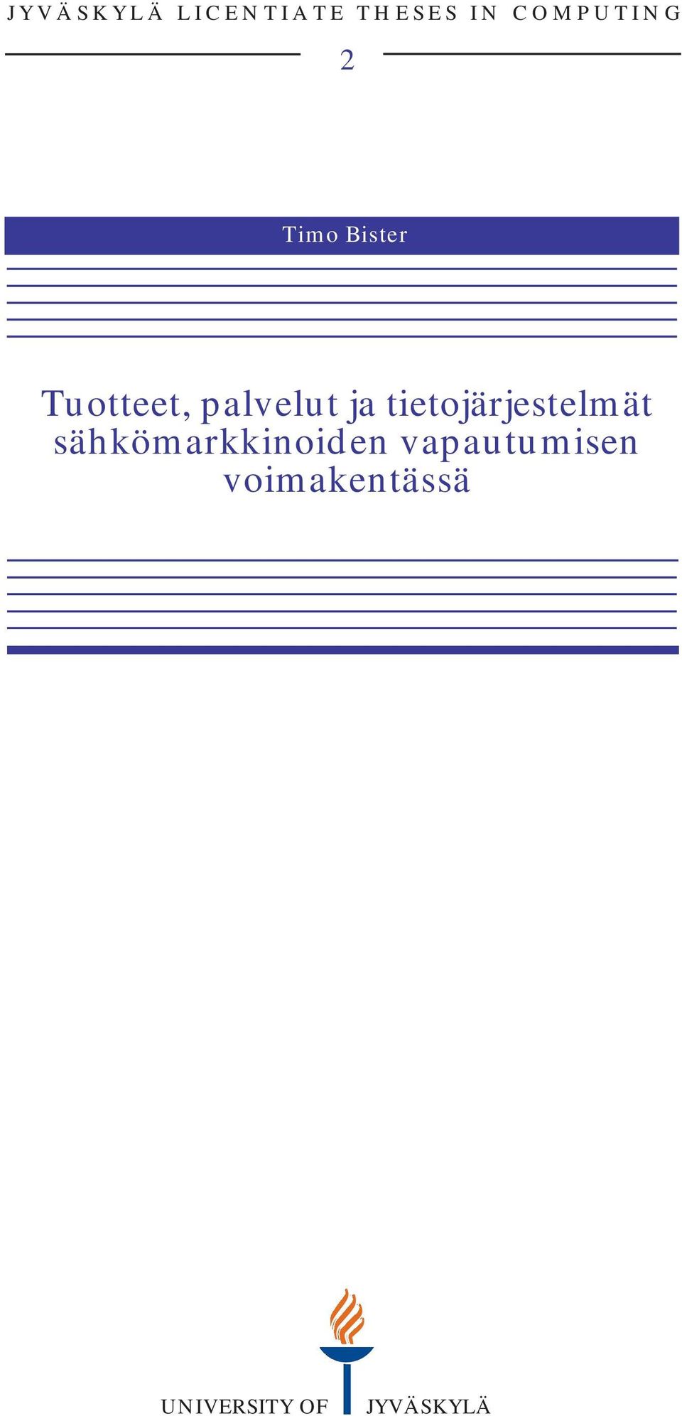 tietojärjestelmät sähkömarkkinoiden