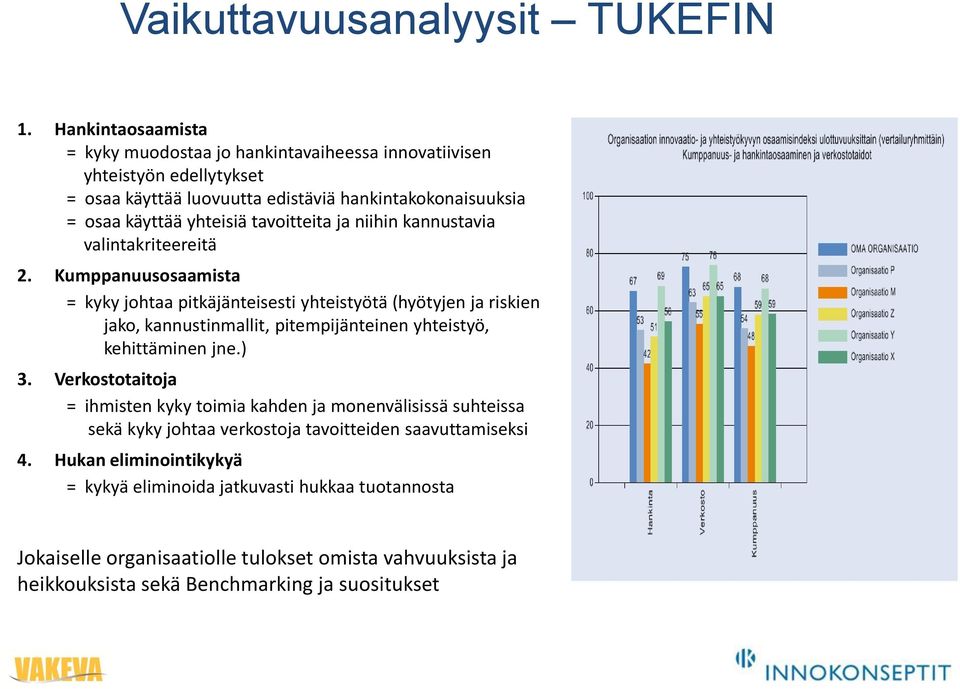 tavoitteita ja niihin kannustavia valintakriteereitä 2.