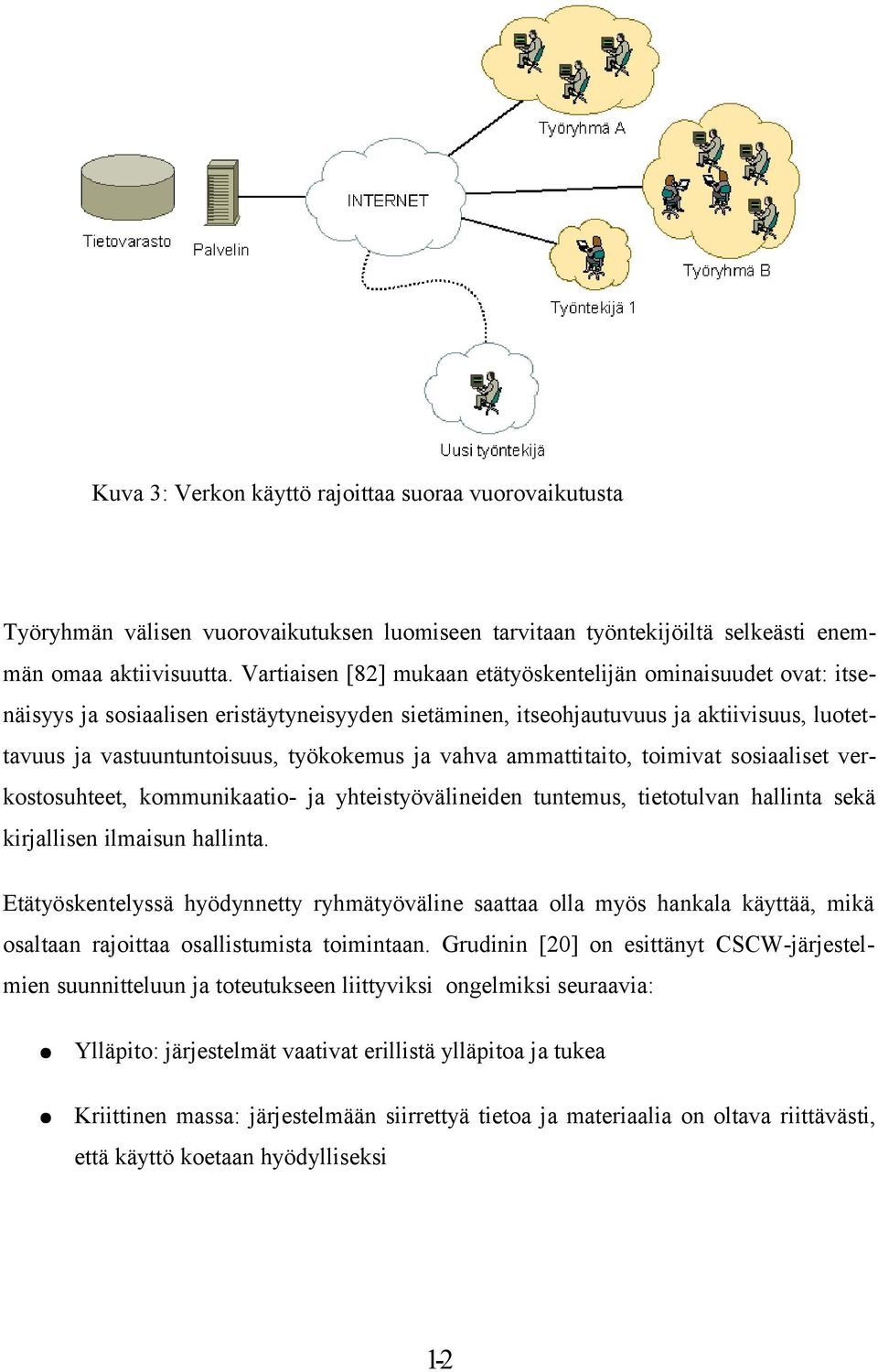 vahva ammattitaito, toimivat sosiaaliset verkostosuhteet, kommunikaatio ja yhteistyövälineiden tuntemus, tietotulvan hallinta sekä kirjallisen ilmaisun hallinta.