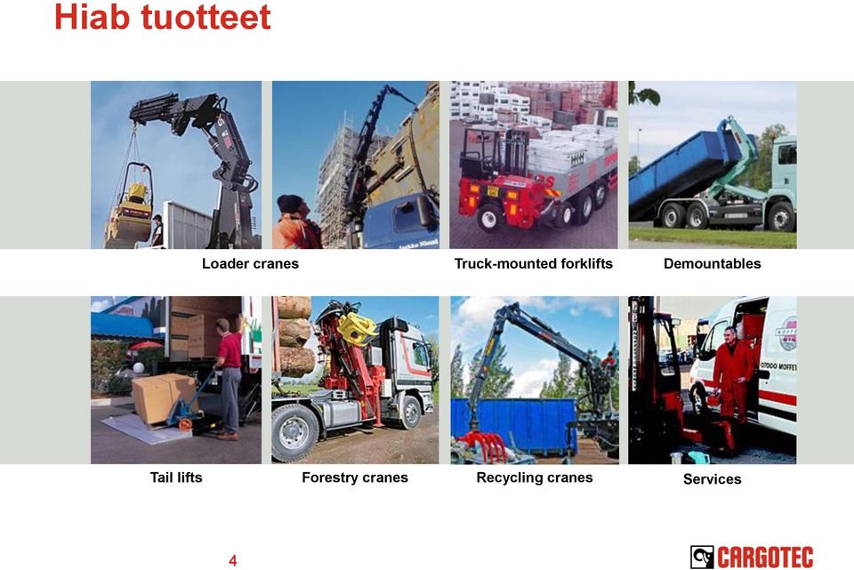 Demountables Tail lifts
