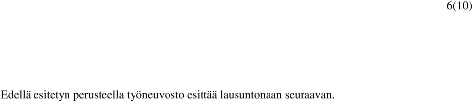 työneuvosto esittää