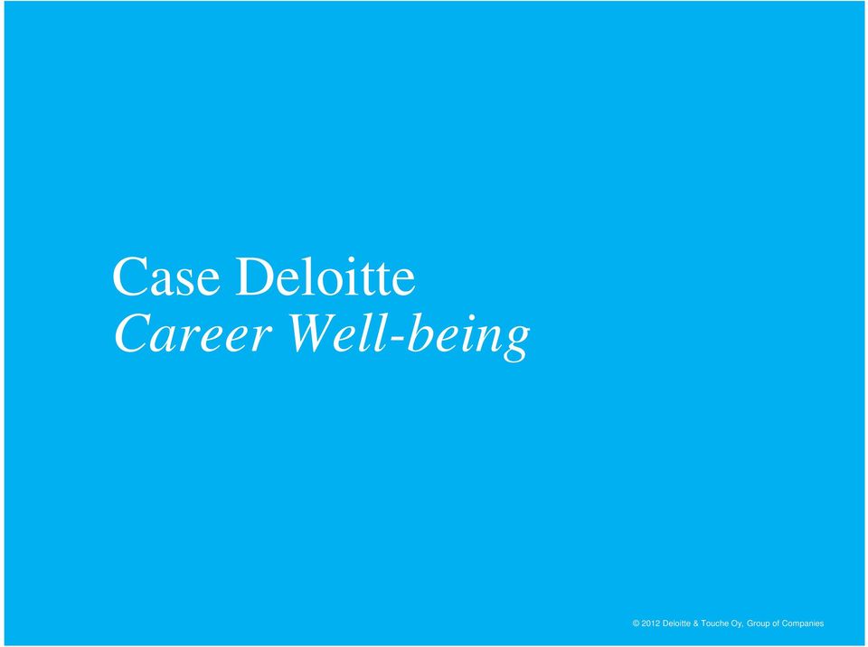 2012 Deloitte &