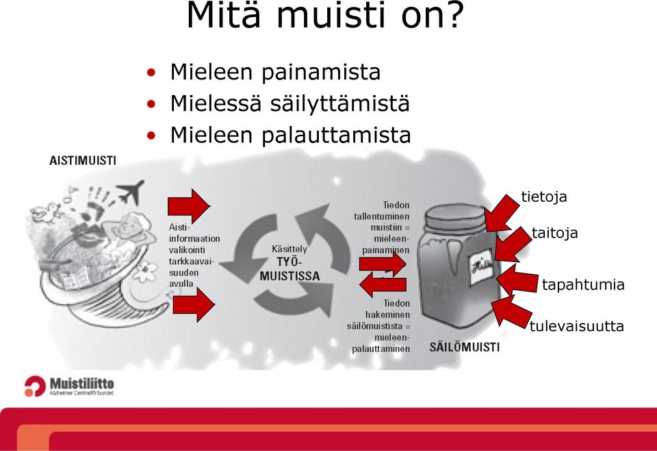 säilyttämistä Mieleen