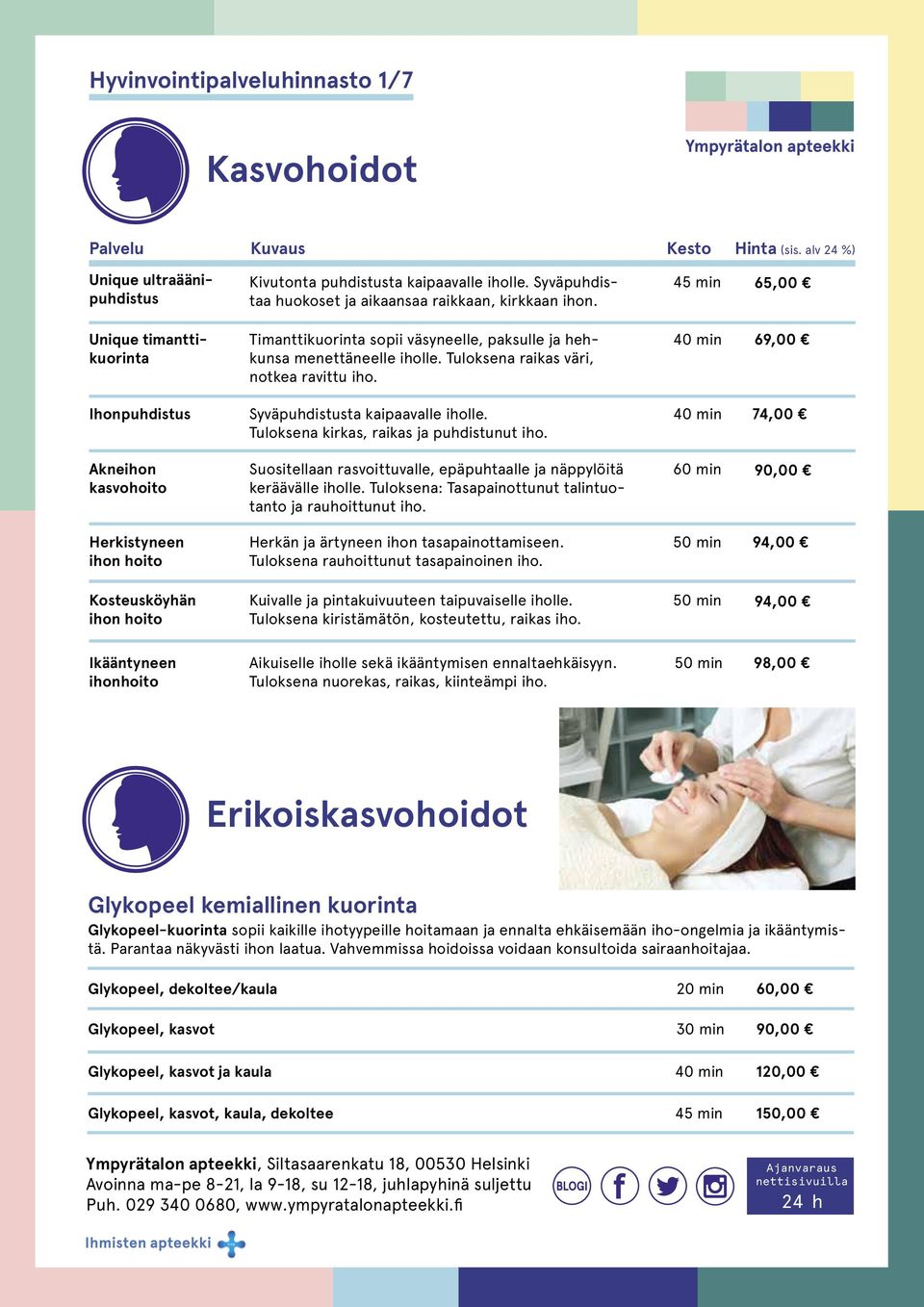 Syväpuhdistaa huokoset ja aikaansaa raikkaan, kirkkaan ihon. Timanttikuorinta sopii väsyneelle, paksulle ja hehkunsa menettäneelle iholle. Tuloksena raikas väri, notkea ravittu iho.