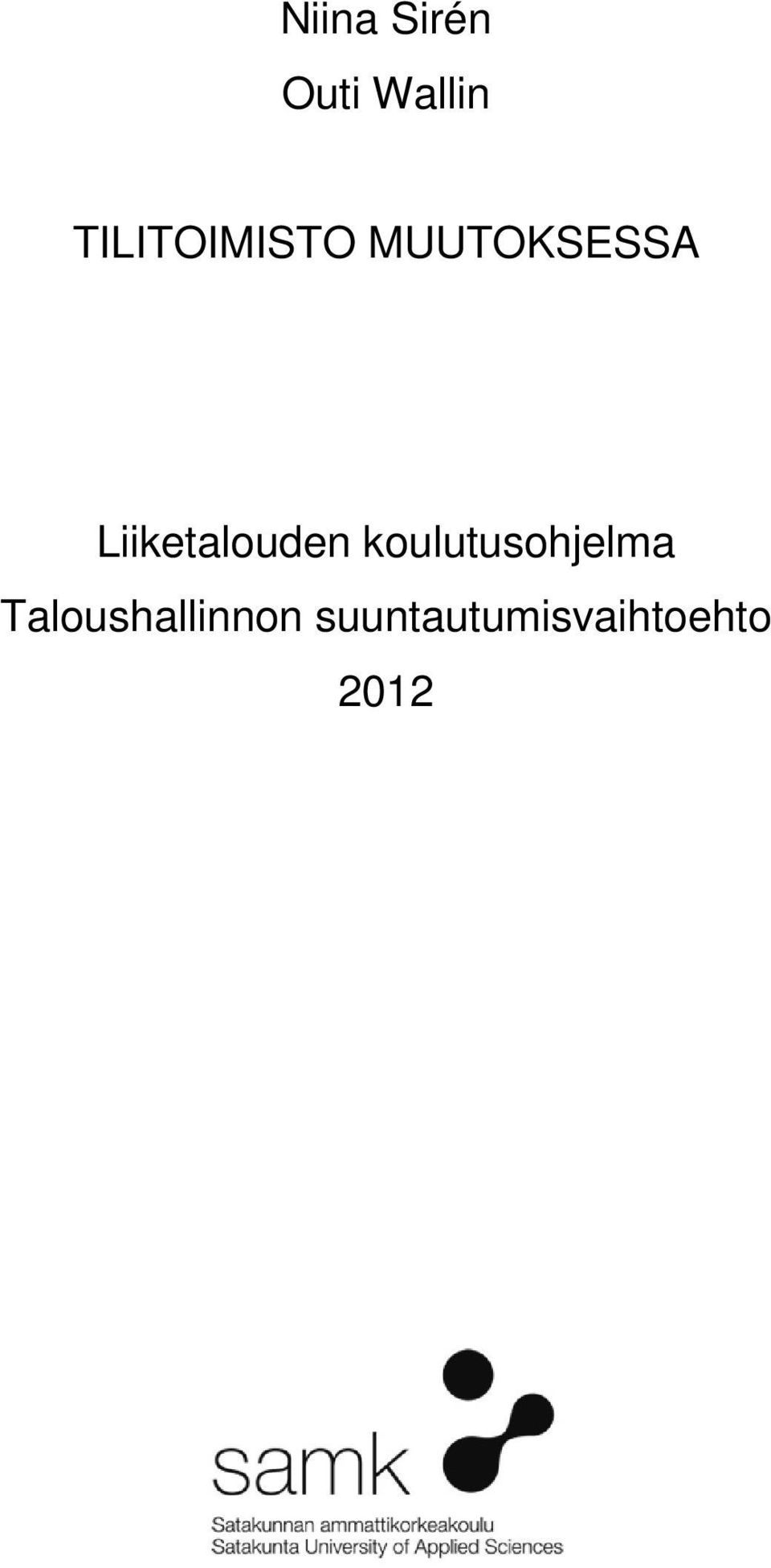 Liiketalouden koulutusohjelma