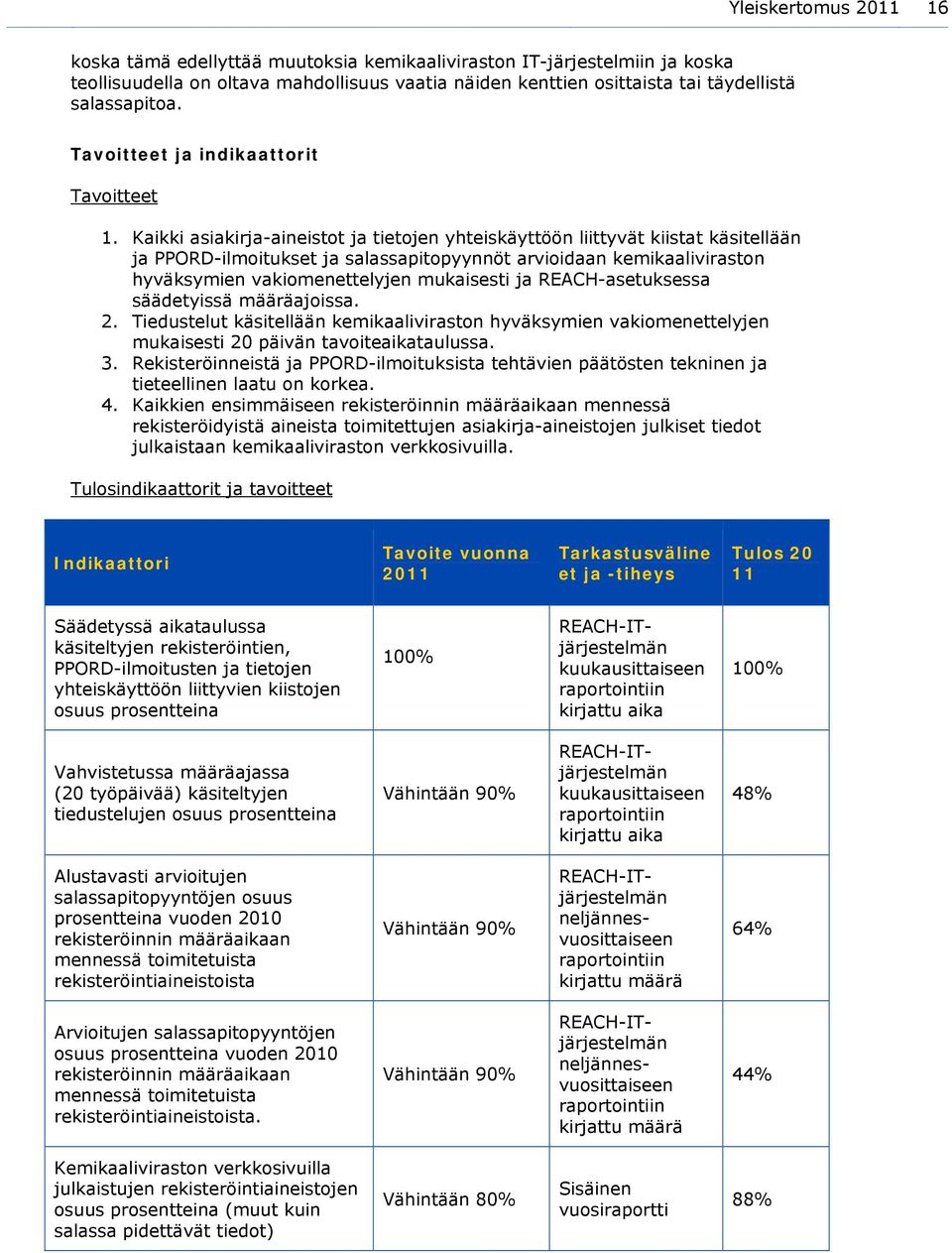 Kaikki asiakirja-aineistot ja tietojen yhteiskäyttöön liittyvät kiistat käsitellään ja PPORD-ilmoitukset ja salassapitopyynnöt arvioidaan kemikaaliviraston hyväksymien vakiomenettelyjen mukaisesti ja