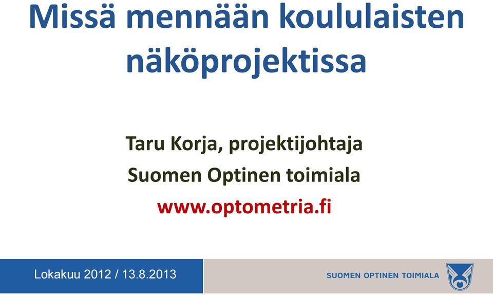 projektijohtaja Suomen