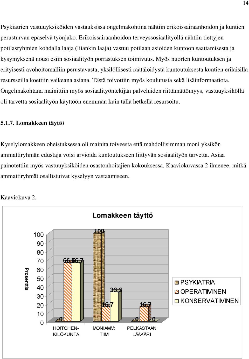 porrastuksen toimivuus. Myös nuorten kuntoutuksen ja erityisesti avohoitomalliin perustavasta, yksilöllisesti räätälöidystä kuntoutuksesta kuntien erilaisilla resursseilla koettiin vaikeana asiana.