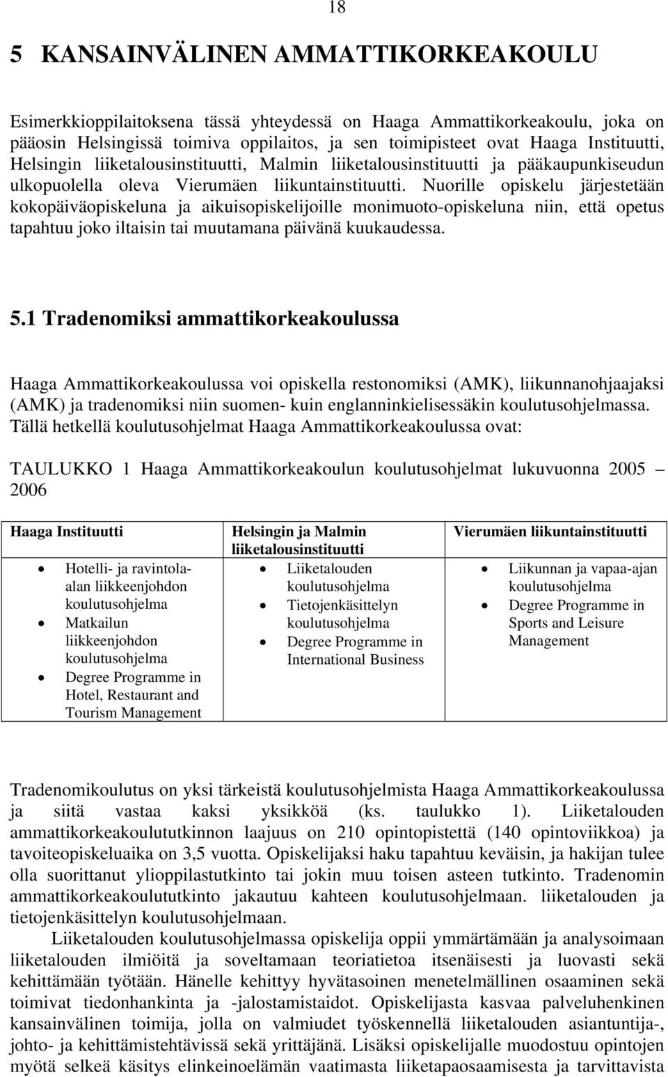 Nuorille opiskelu järjestetään kokopäiväopiskeluna ja aikuisopiskelijoille monimuoto-opiskeluna niin, että opetus tapahtuu joko iltaisin tai muutamana päivänä kuukaudessa. 5.