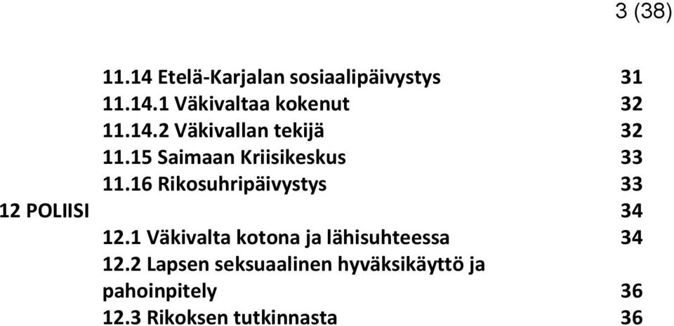 16 Rikosuhripäivystys 33 12 POLIISI 34 12.