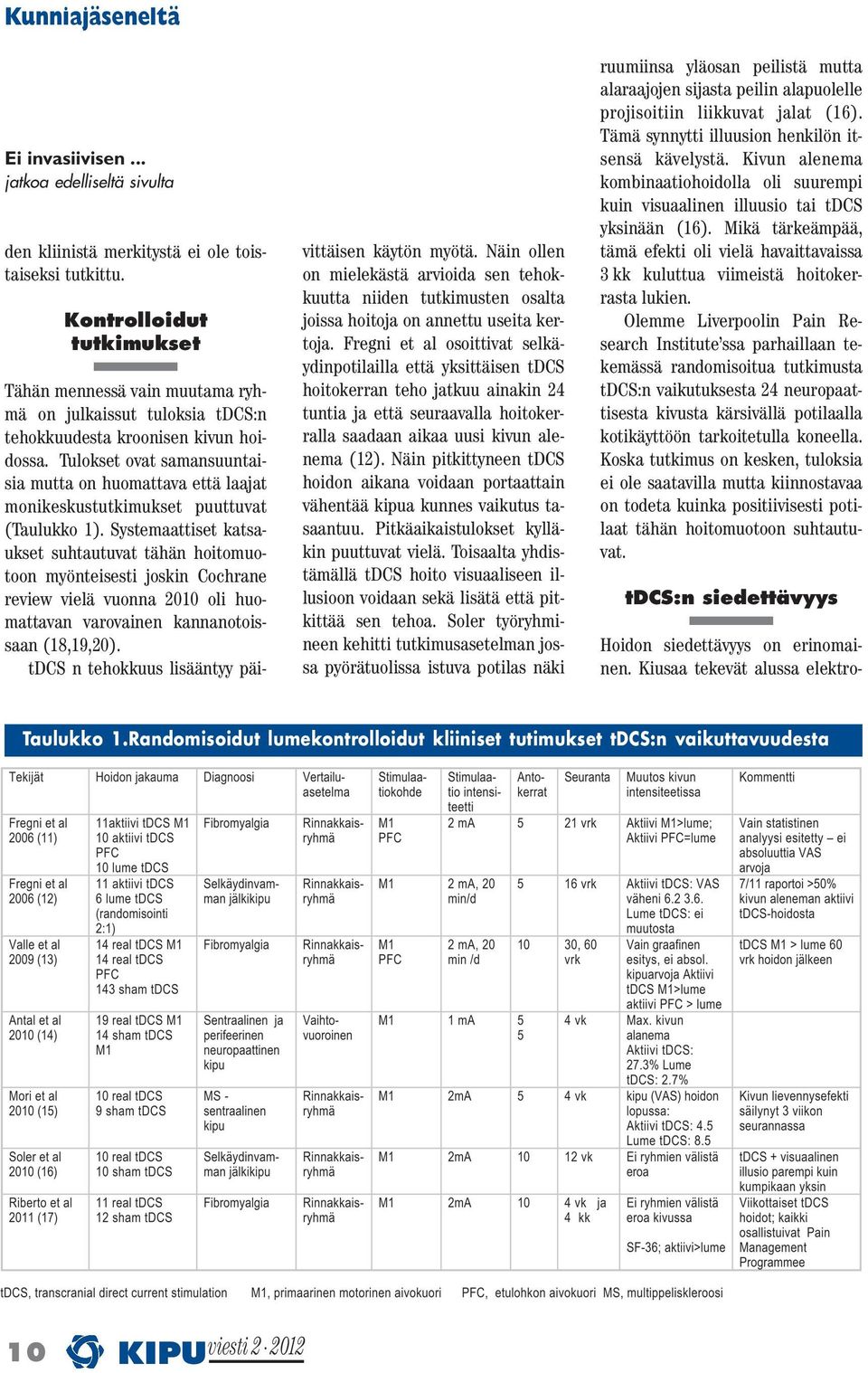 Tulokset ovat samansuuntaisia mutta on huomattava että laajat monikeskustutkimukset puuttuvat (Taulukko 1).