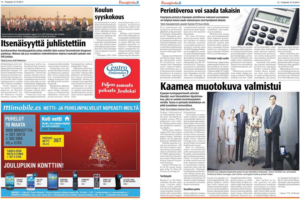 Hänen puhettaan kehuttiin jälkikäteen runsaasti.