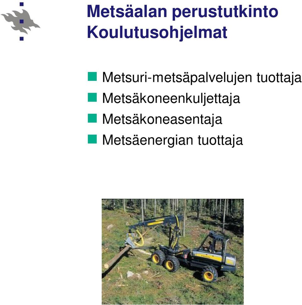 Metsuri-metsäpalvelujen tuottaja