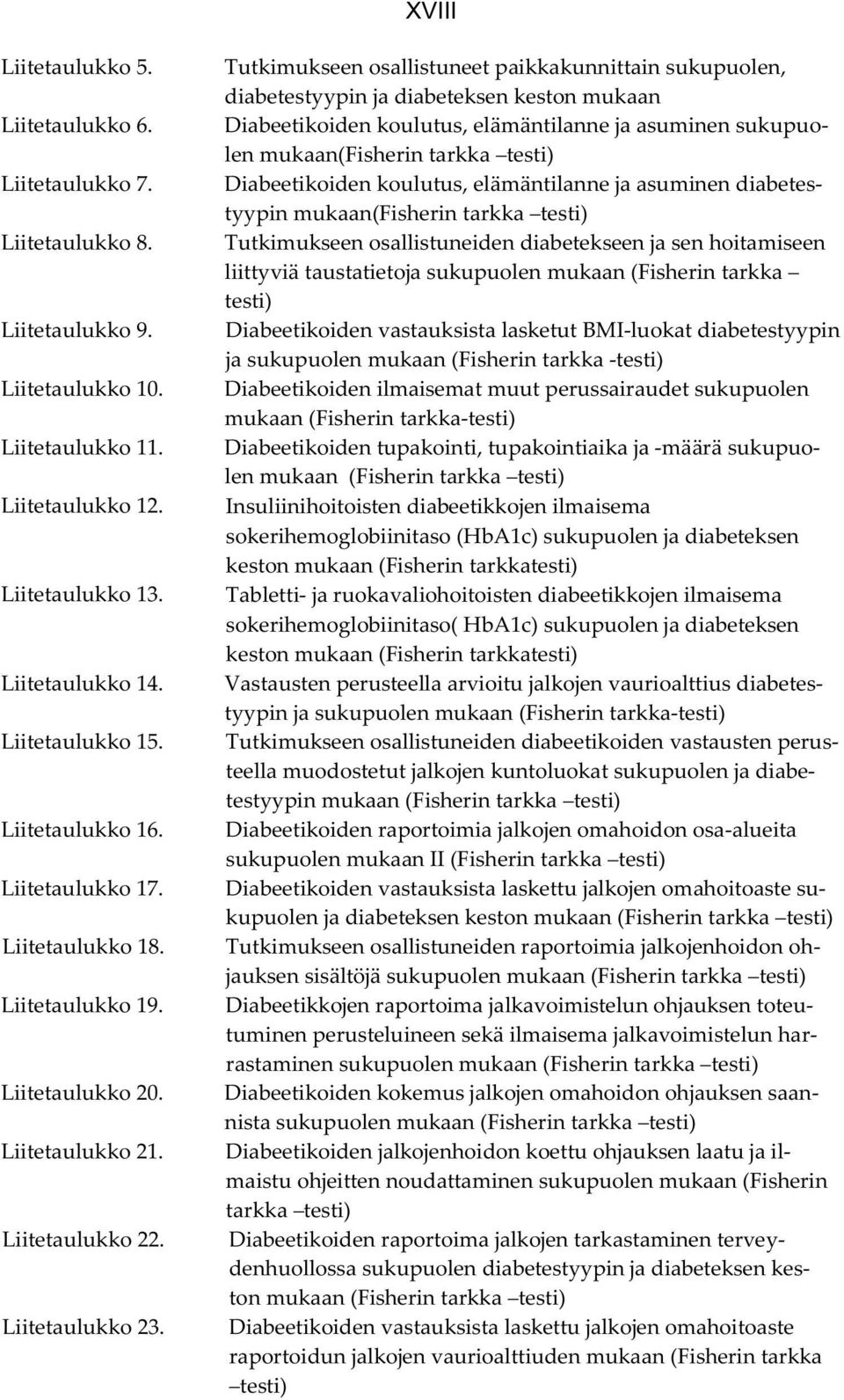 Tutkimukseen osallistuneet paikkakunnittain sukupuolen, diabetestyypin ja diabeteksen keston mukaan Diabeetikoiden koulutus, elämäntilanne ja asuminen sukupuolen mukaan(fisherin tarkka testi)