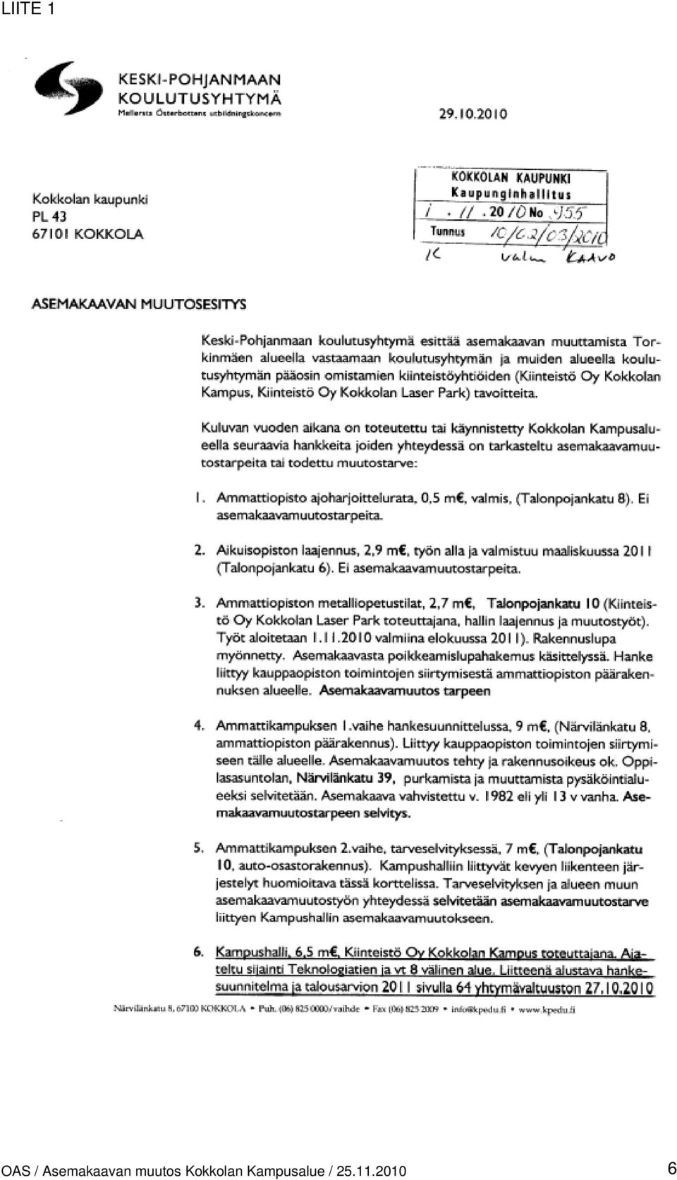 muutos Kokkolan