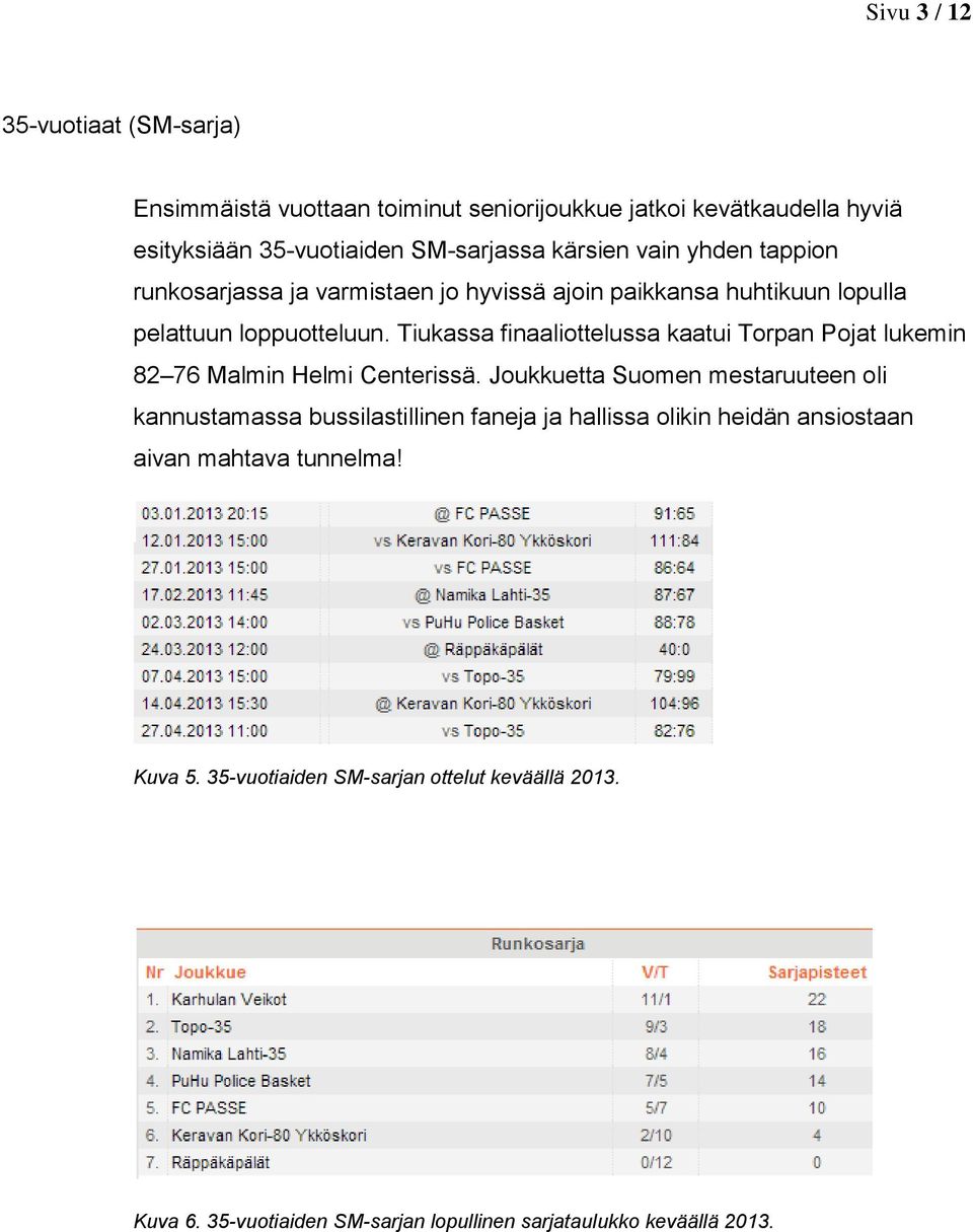 Tiukassa finaaliottelussa kaatui Torpan Pojat lukemin 82 76 Malmin Helmi Centerissä.