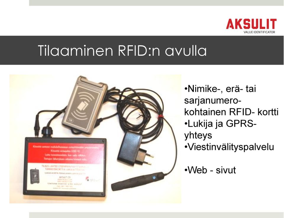 sarjanumerokohtainen RFID-