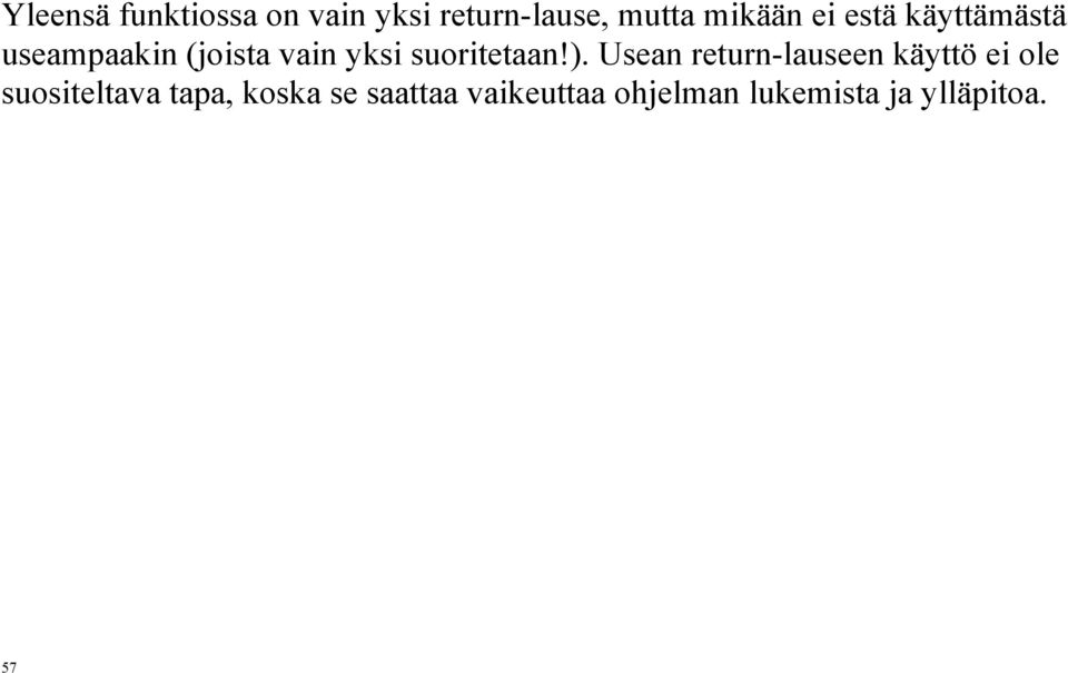 suoritetaan!).