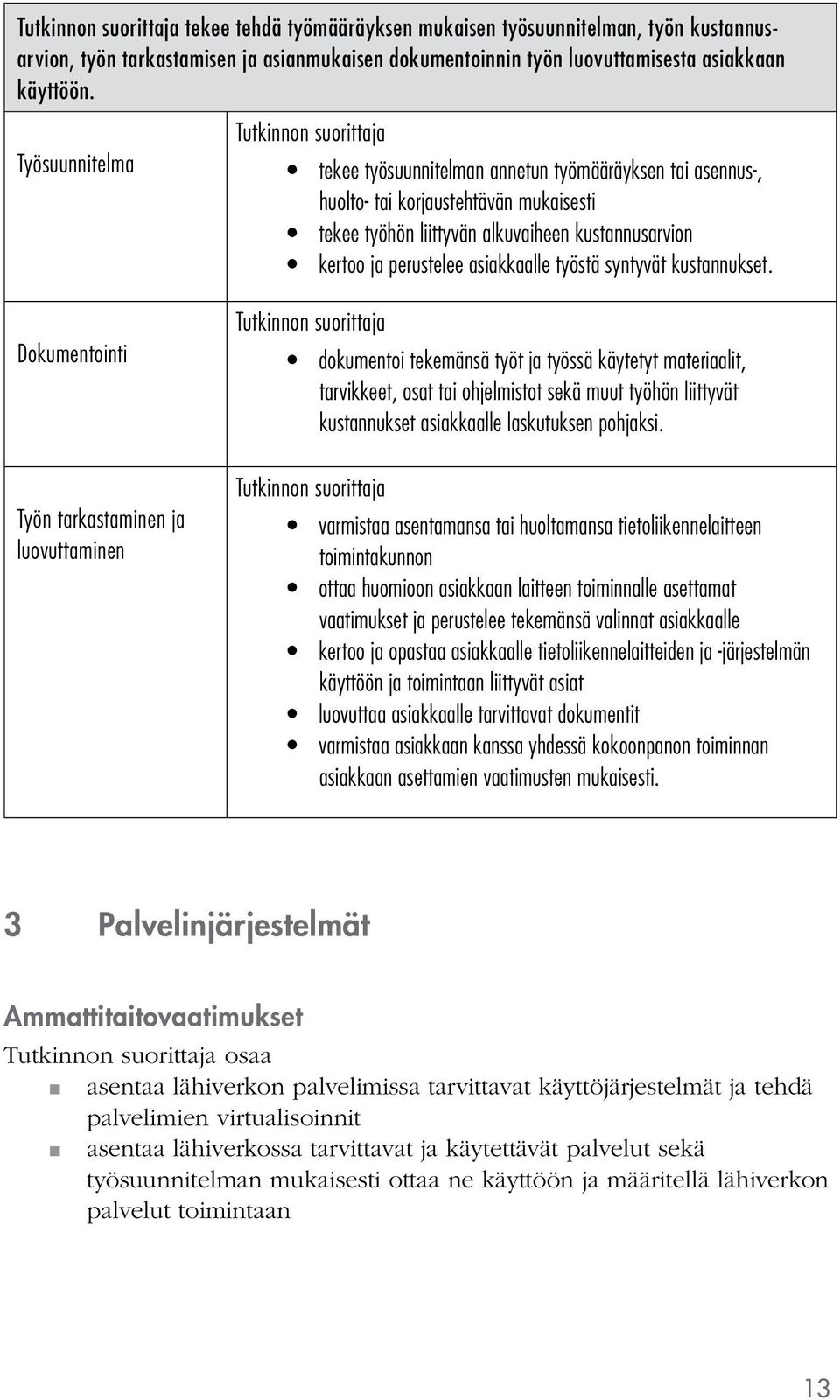 työstä syntyvät kustannukset.
