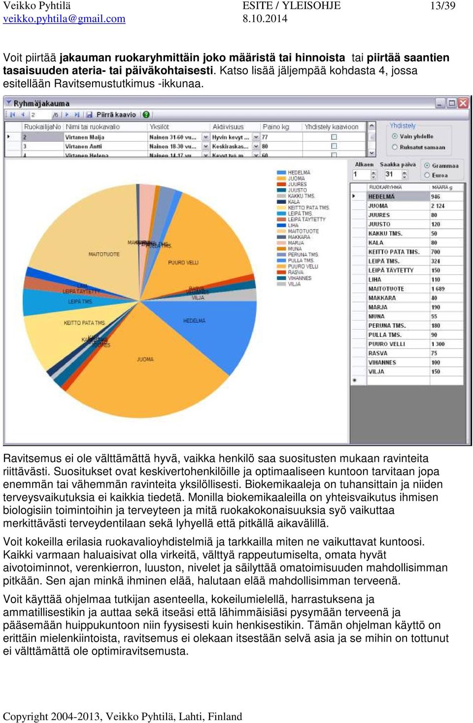 Suositukset ovat keskivertohenkilöille ja optimaaliseen kuntoon tarvitaan jopa enemmän tai vähemmän ravinteita yksilöllisesti.