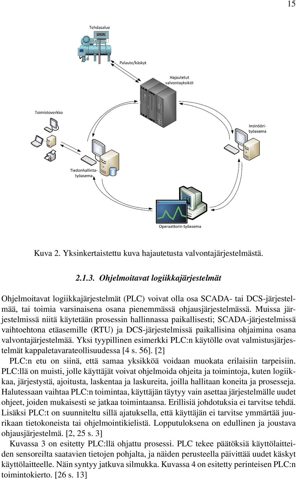 Muissa järjestelmissä niitä käytetään prosessin hallinnassa paikallisesti; SCADA-järjestelmissä vaihtoehtona etäasemille (RTU) ja DCS-järjestelmissä paikallisina ohjaimina osana valvontajärjestelmää.