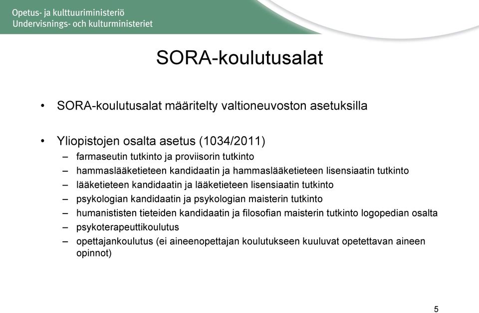 lisensiaatin tutkinto psykologian kandidaatin ja psykologian maisterin tutkinto humanististen tieteiden kandidaatin ja filosofian