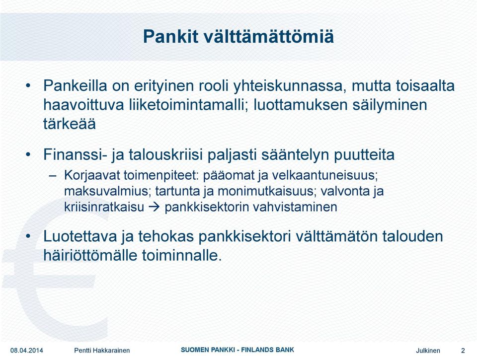 Korjaavat toimenpiteet: pääomat ja velkaantuneisuus; maksuvalmius; tartunta ja monimutkaisuus; valvonta ja